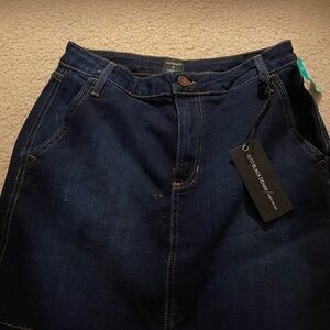 Just Black Denim Skirt